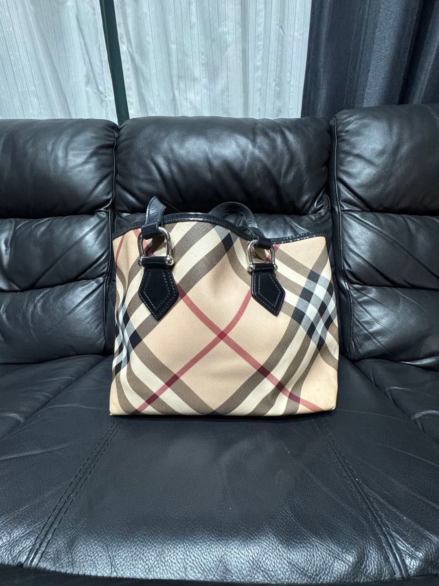 BURBERRY バーバリー ノバチェック柄 トートバッグ|Yahoo BURBERRY バーバリー ノバチェック柄 トートバッグ|Yahoo