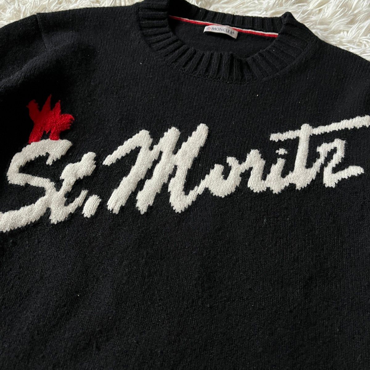 MONCLER モンクレール StMoritz 長袖 セーター ニット 黒 XS MONCLER モンクレール StMoritz 長袖 セーター ニット 黒 XS