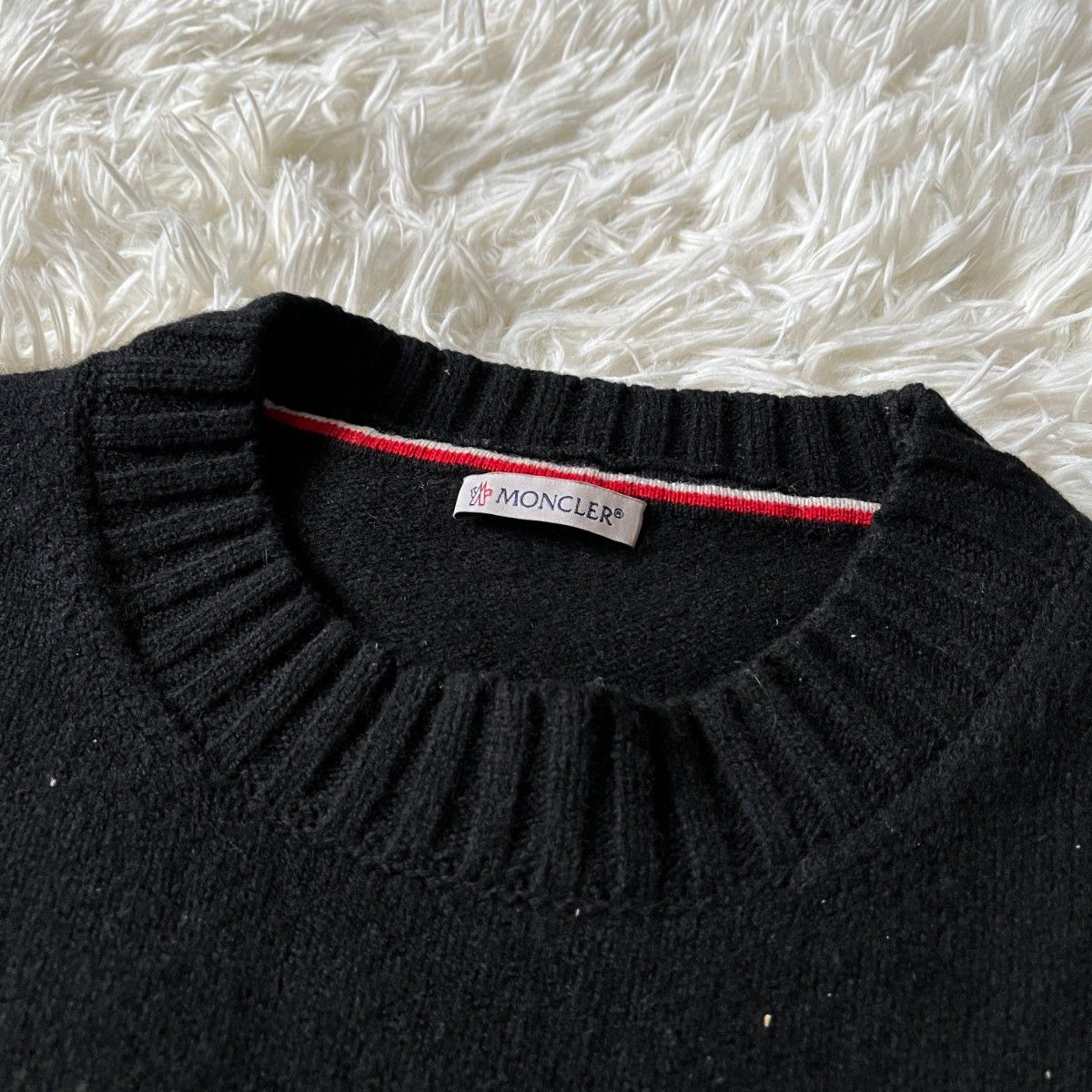 MONCLER モンクレール StMoritz 長袖 セーター ニット 黒 XS MONCLER モンクレール StMoritz 長袖 セーター ニット 黒 XS