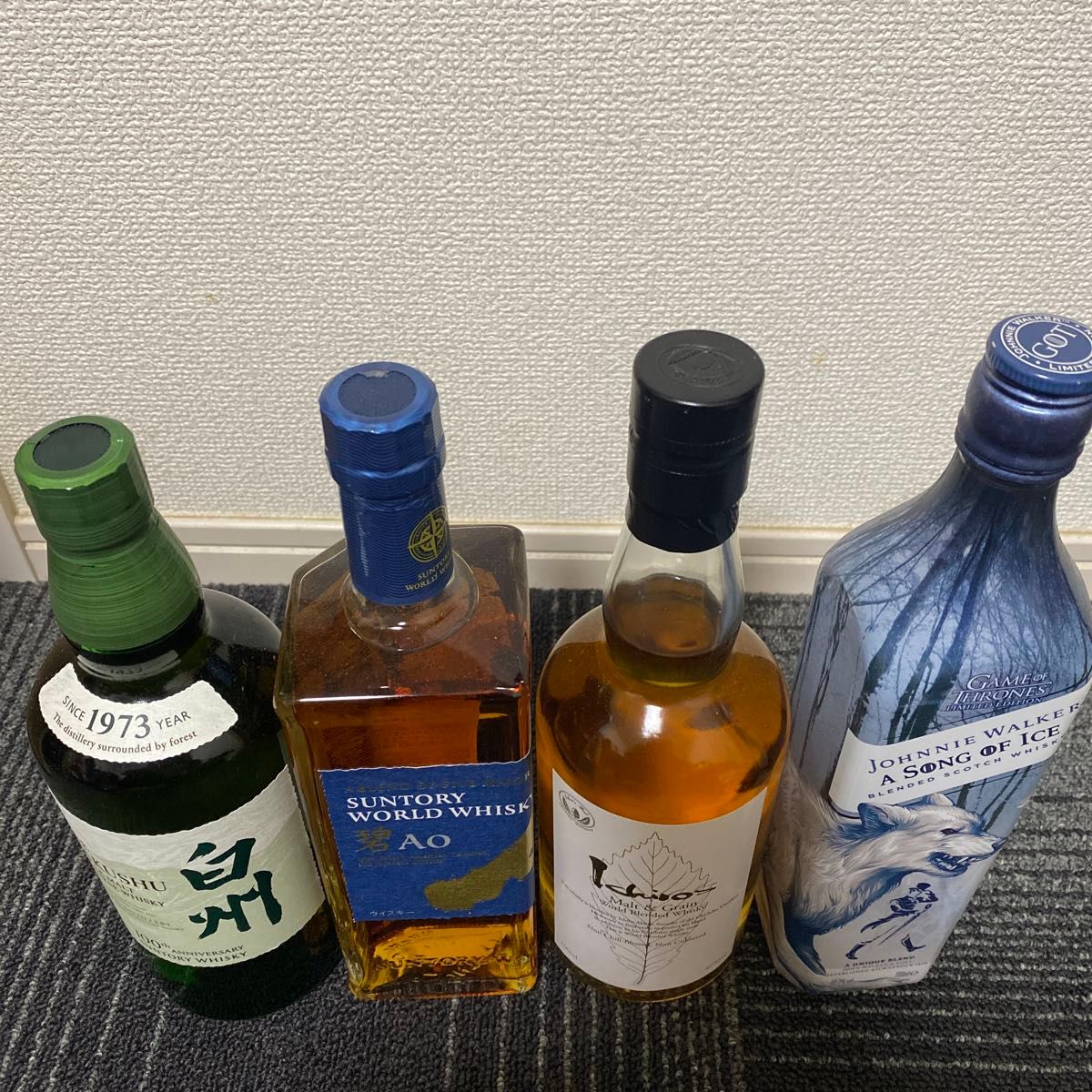 4本セット ウィスキー サントリー 白州100周年記念ラベル 秩父 4本セット ウィスキー サントリー 白州100周年記念ラベル 秩父