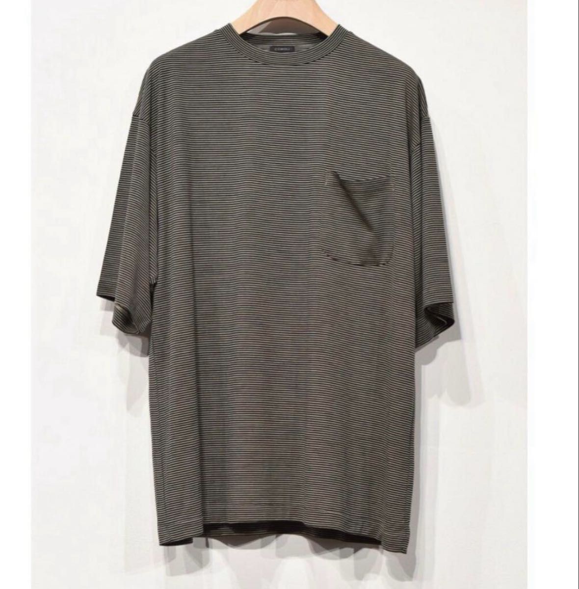 COMOLI 24SS コモリ サマーウール 半袖Tシャツ(BORDER)|Yahoo COMOLI 24SS コモリ サマーウール 半袖Tシャツ(BORDER)|Yahoo