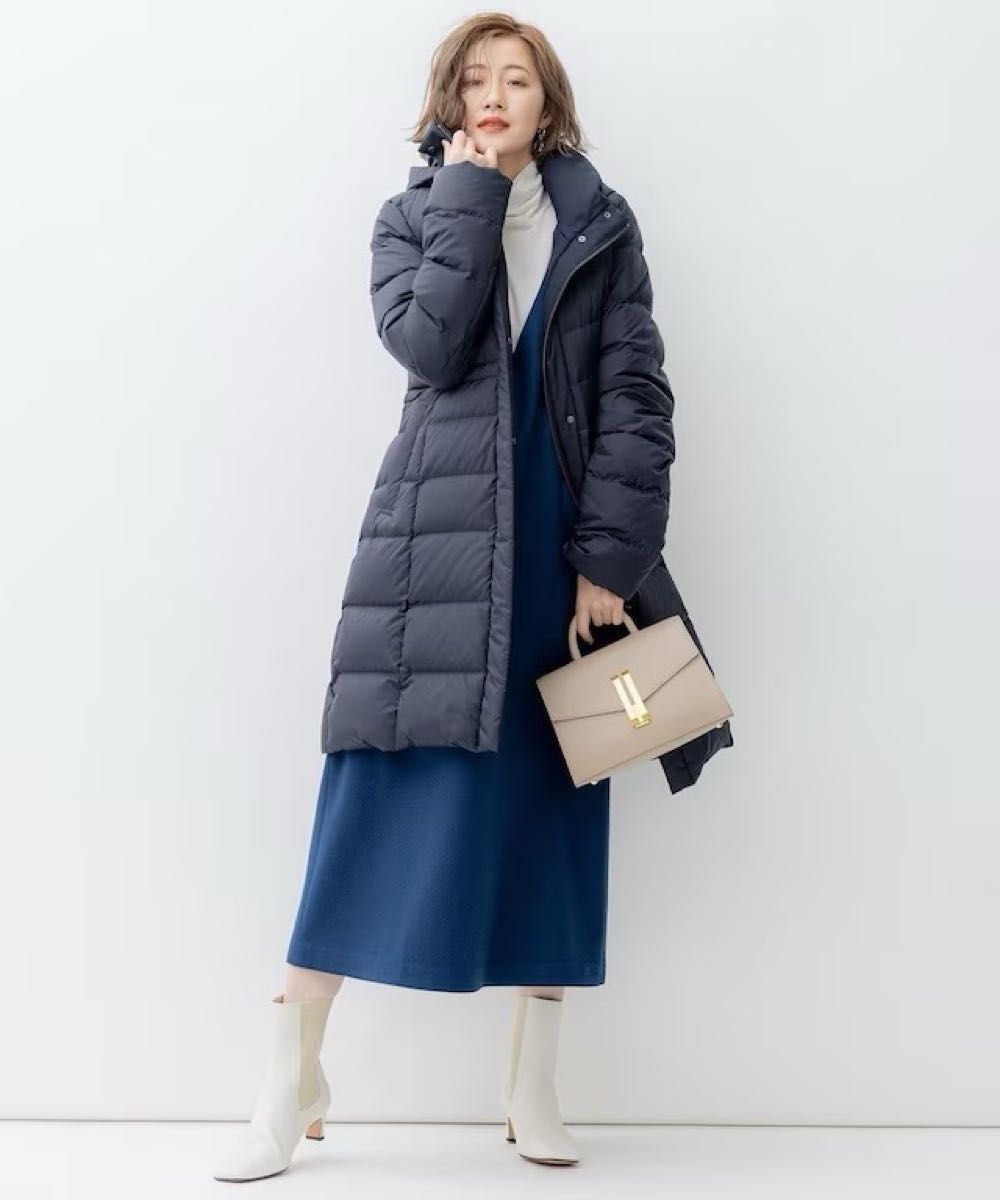23区今季新品【洗える】シレータフタ ロング ダウンコート40 23区今季新品【洗える】シレータフタ ロング ダウンコート40