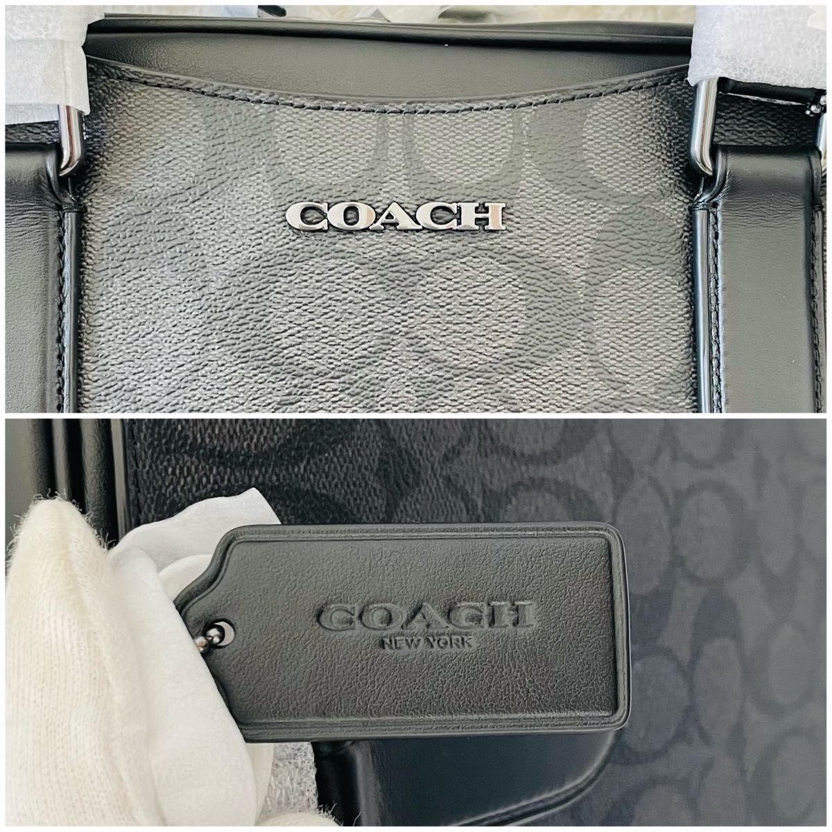 未使用】COACH ビジネスバッグ ブリーフケース 2way ショルダー 未使用】COACH ビジネスバッグ ブリーフケース 2way ショルダー