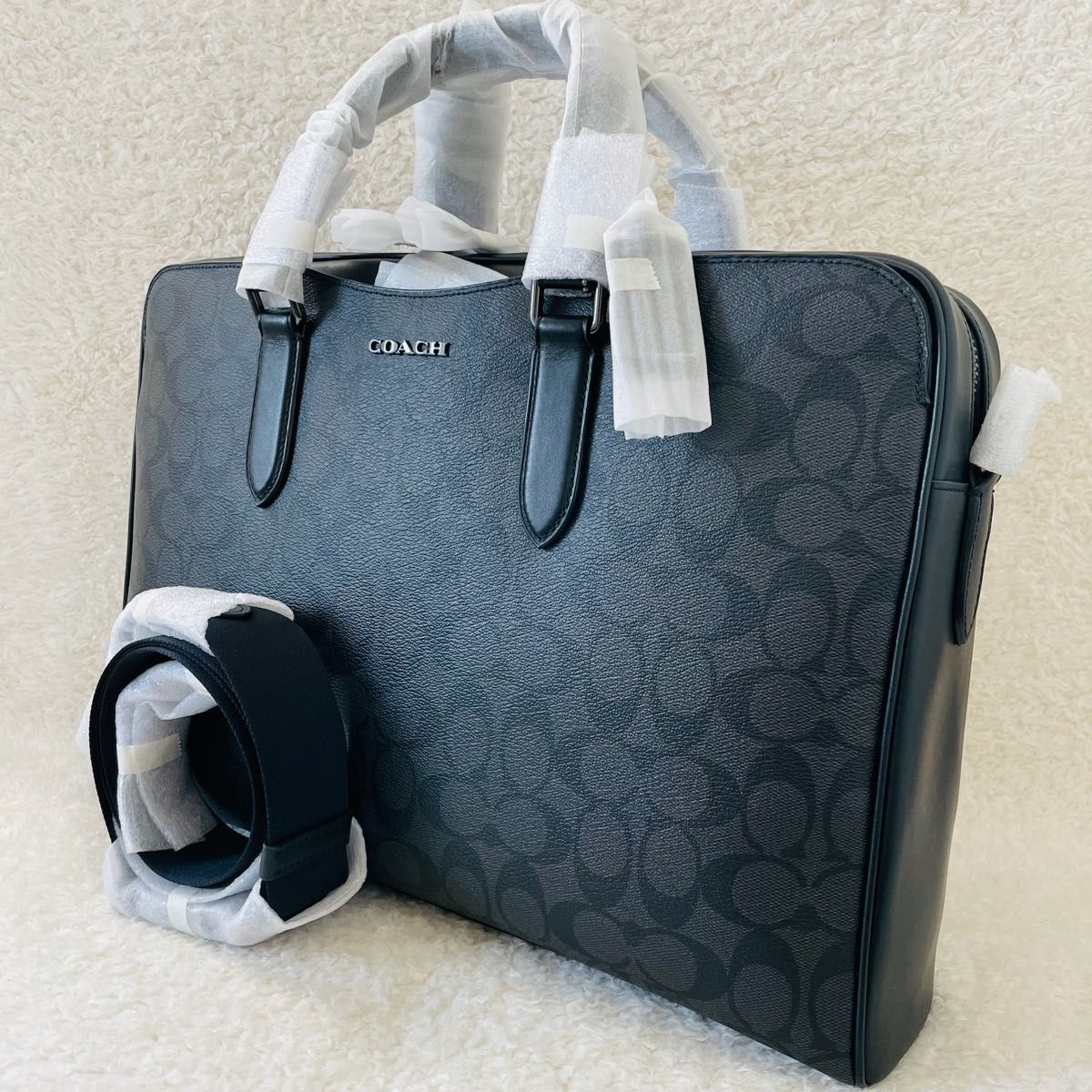 未使用】COACH ビジネスバッグ ブリーフケース 2way ショルダー 未使用】COACH ビジネスバッグ ブリーフケース 2way ショルダー