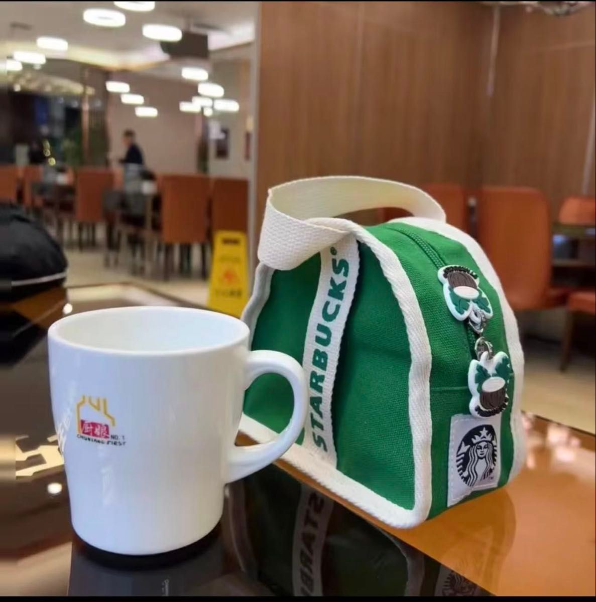 スタバ日本未発売トートバック ハンドバッグ グリーン|Yahoo スタバ日本未発売トートバック ハンドバッグ グリーン|Yahoo