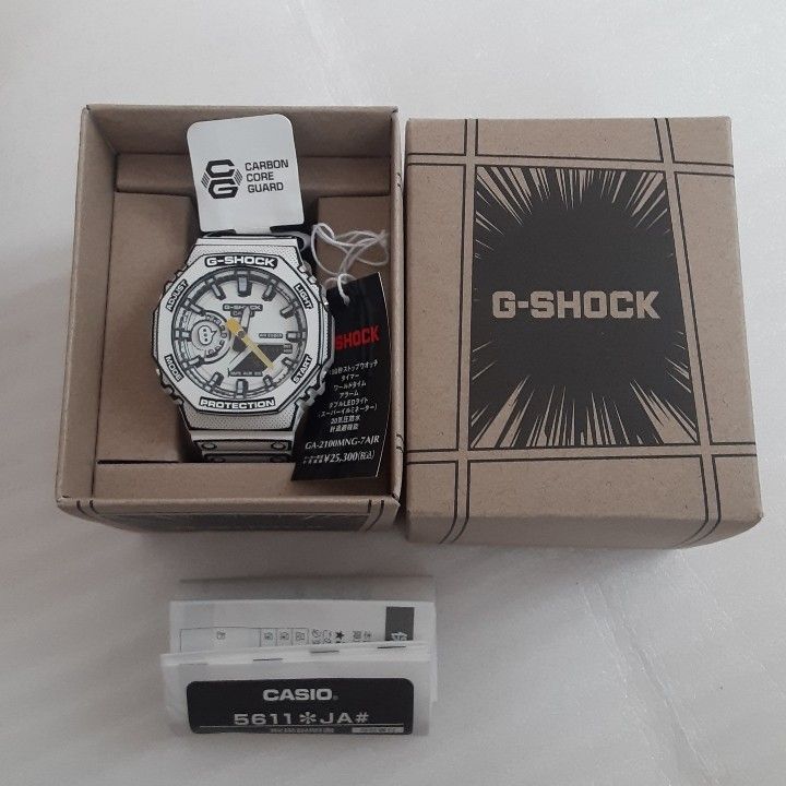 未使用 CASIO G-SHOCK カシオ GショックMANGA THEMEGA-2100MNG 未使用 CASIO G-SHOCK カシオ GショックMANGA THEMEGA-2100MNG