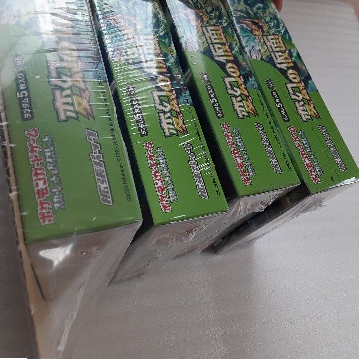オマケあり シュリンク付き未開封4BOX ポケモンカードゲーム オマケあり シュリンク付き未開封4BOX ポケモンカードゲーム