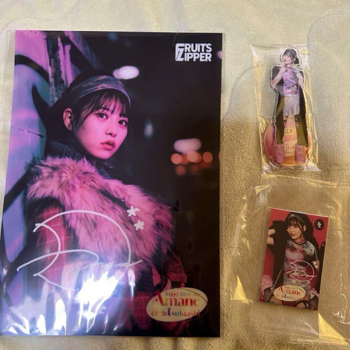 月足天音 グッズセット FRUITS ZIPPER 月足天音 あまねき グッズセット|Yahoo!フリマ
