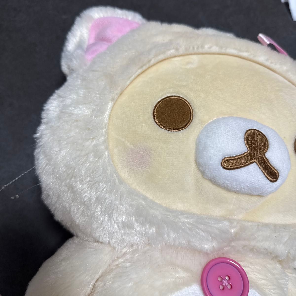 鏡の中のコリラックマ 足裏肉球がかわいいぬいぐるみリュック 鏡の中のコリラックマ 足裏肉球がかわいいぬいぐるみリュック