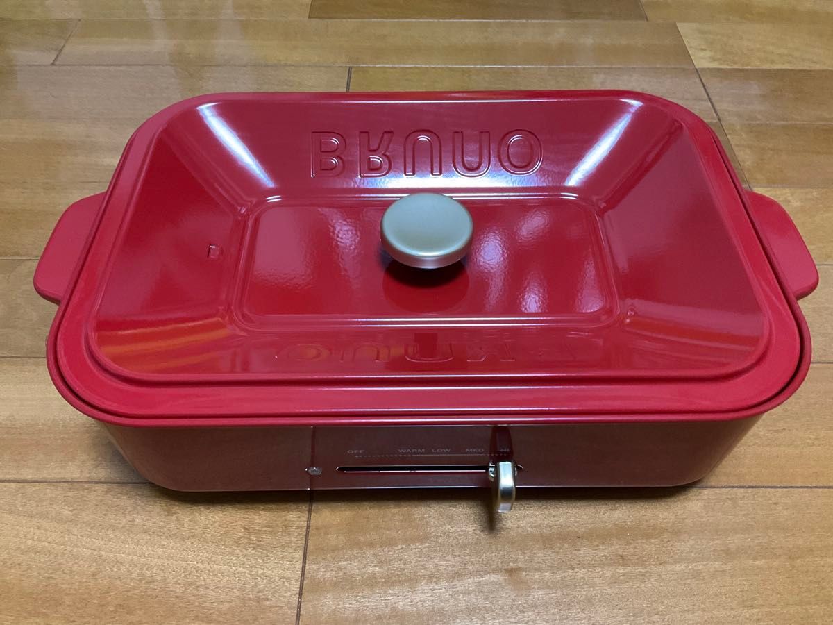 BRUNO コンパクトホットプレート レッド|Yahoo!フリマ(旧 BRUNO コンパクトホットプレート レッド|Yahoo!フリマ(旧