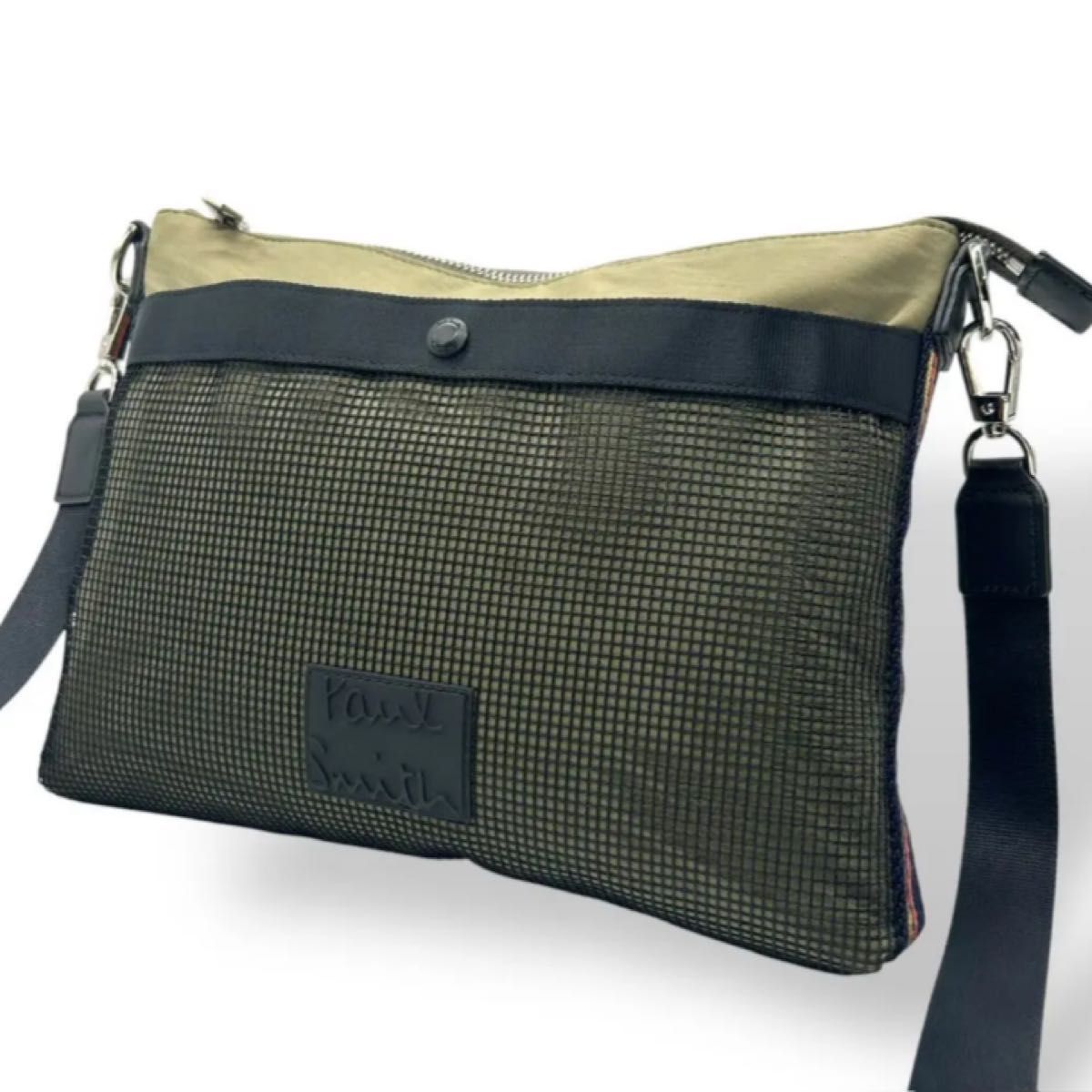 美品 1571 PaulSmith ポールスミス ショルダーバッグ サコッシュ 美品 1571 PaulSmith ポールスミス ショルダーバッグ サコッシュ