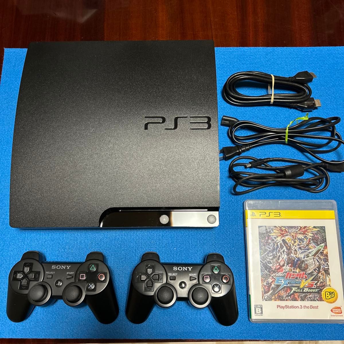 PS3 CECH-3000A 本体 コントローラー2個 ケーブル付き PS3 CECH-3000A 本体 コントローラー2個 ケーブル付き