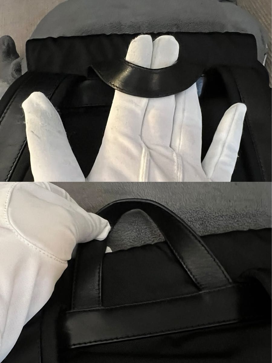 正規品 グッチ リュックサック 巾着 バッグ レザー×キャンバス 正規品 グッチ リュックサック 巾着 バッグ レザー×キャンバス