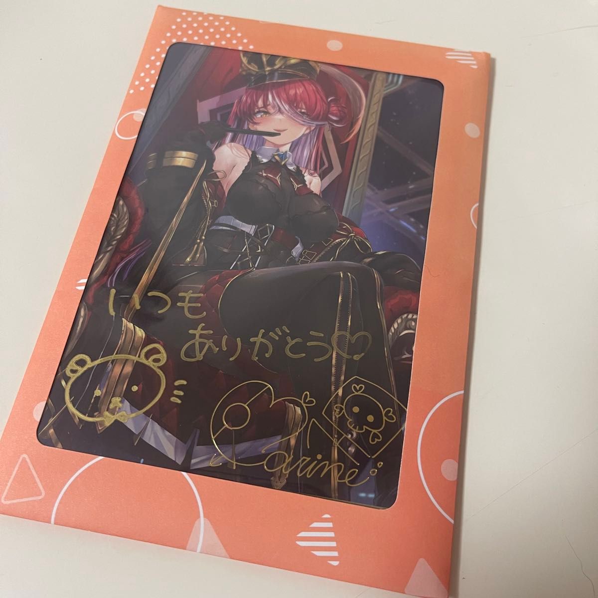 ホロライブ 直筆サイン 誕生日記念2022 宝鐘マリン hololive ホロライブ 直筆サイン 誕生日記念2022 宝鐘マリン hololive