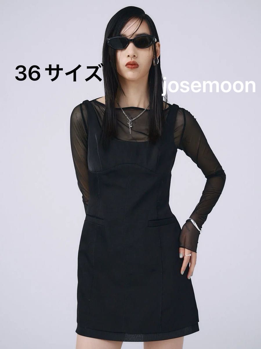 新品 josemoon SQUARE NECK SATIN MINIDRESS サテン ミニ 新品 josemoon SQUARE NECK SATIN MINIDRESS サテン ミニ