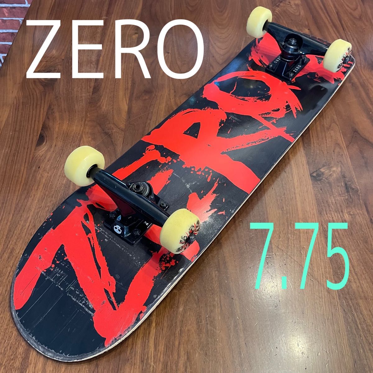 ZERO ゼロ スケートボード スケボー コンプリート 7 75 中古 ZERO ゼロ スケートボード スケボー コンプリート 7 75 中古