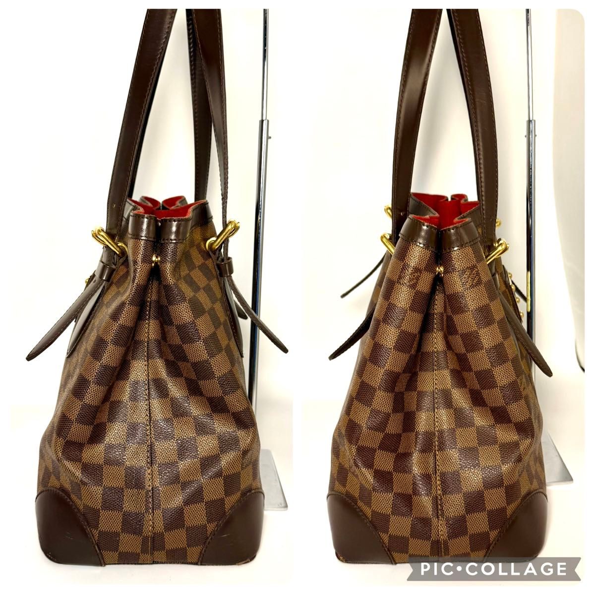 極美品 ルイヴィトンダミエ ハムステッドMMトートバッグ 極美品 ルイヴィトンダミエ ハムステッドMMトートバッグ