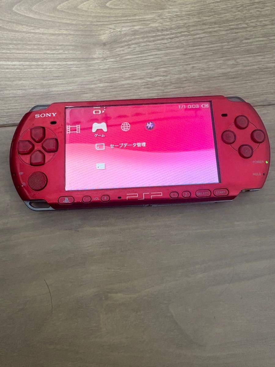SONY PSP-3000 レッド 本体 バッテリー新品互換品|Yahoo!フリマ SONY PSP-3000 レッド 本体 バッテリー新品互換品|Yahoo!フリマ