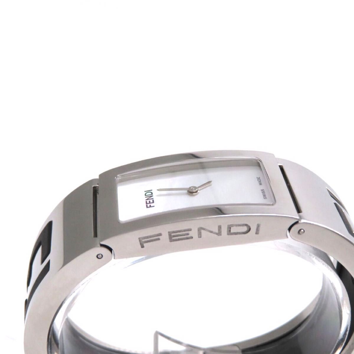 極美品 3250L FENDI フェンディ 時計 シェル バングル 極美品 3250L FENDI フェンディ 時計 シェル バングル