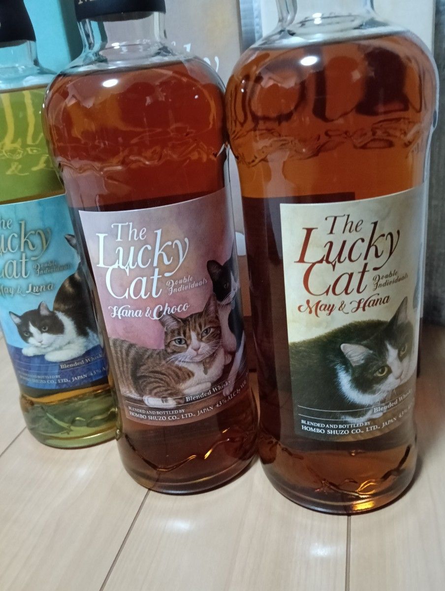マルスウイスキー ラッキーキャット3本セット(メイハナルナ マルスウイスキー ラッキーキャット3本セット(メイハナルナ
