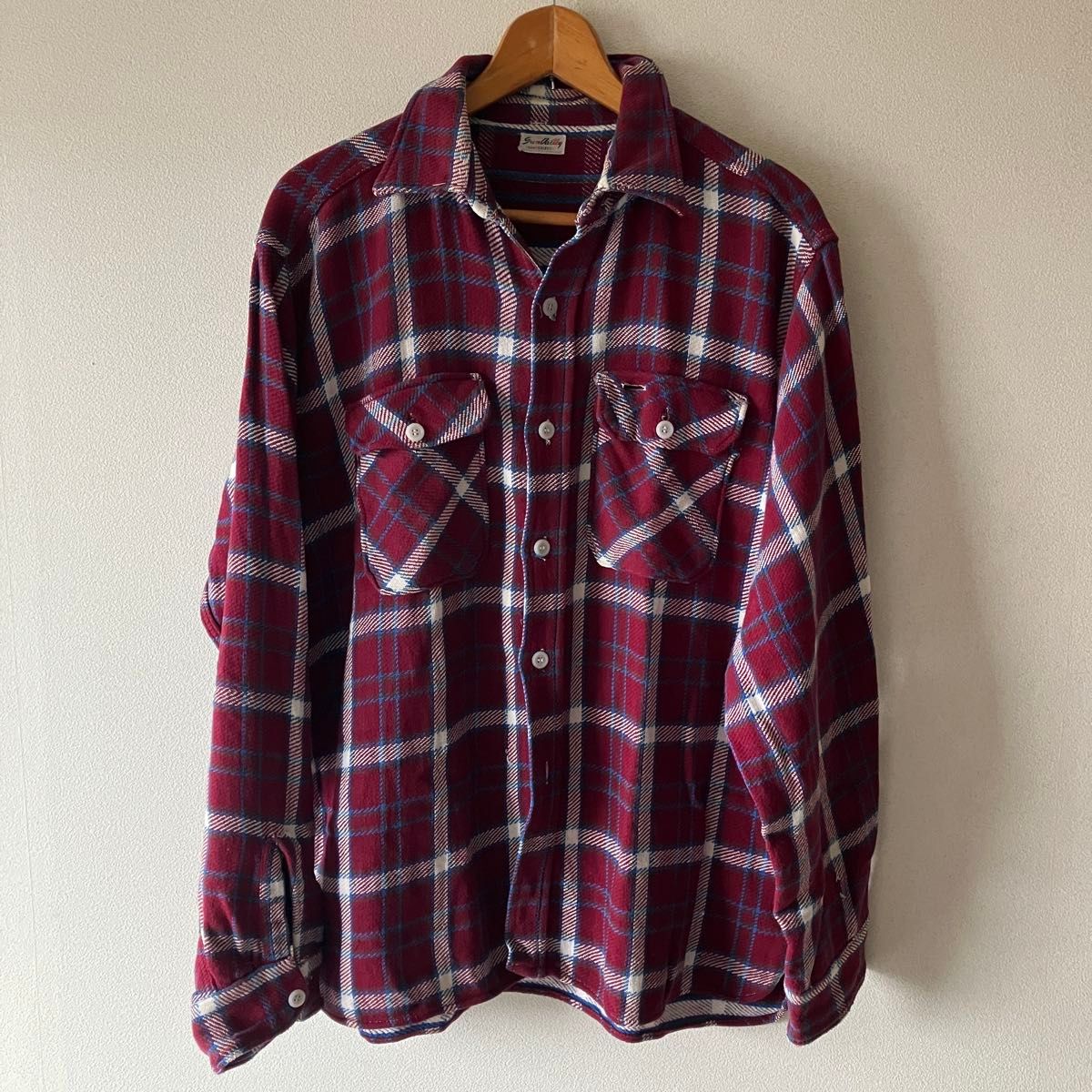 vintage Sun Valley ヘビーネルシャツ マチ付き ビンテージ vintage Sun Valley ヘビーネルシャツ マチ付き ビンテージ