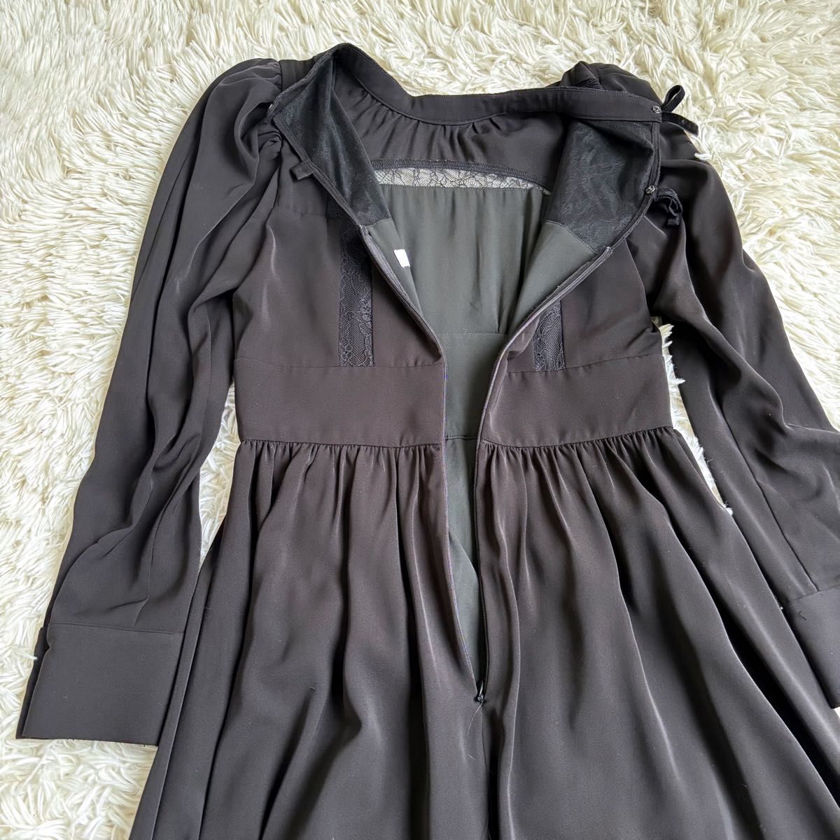 herlipto ハーリップトゥ 小嶋陽菜 ワンピース りぼん ブラック herlipto ハーリップトゥ 小嶋陽菜 ワンピース りぼん ブラック