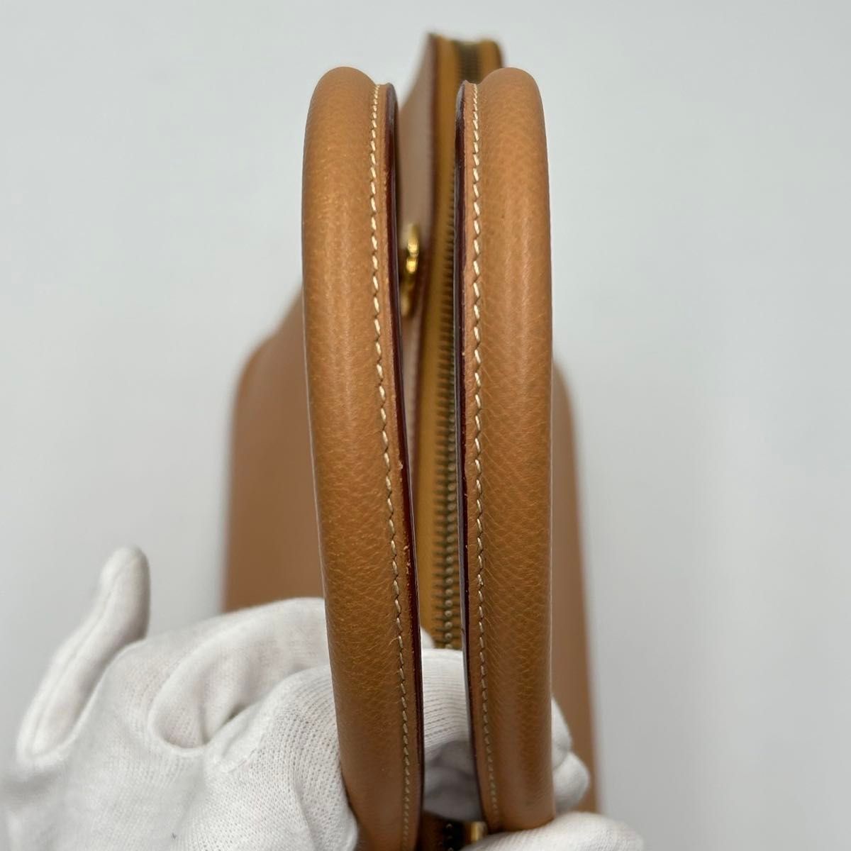 エルメス HERMESボリード37ハンドバッグブラウン【極上美品 エルメス HERMESボリード37ハンドバッグブラウン【極上美品