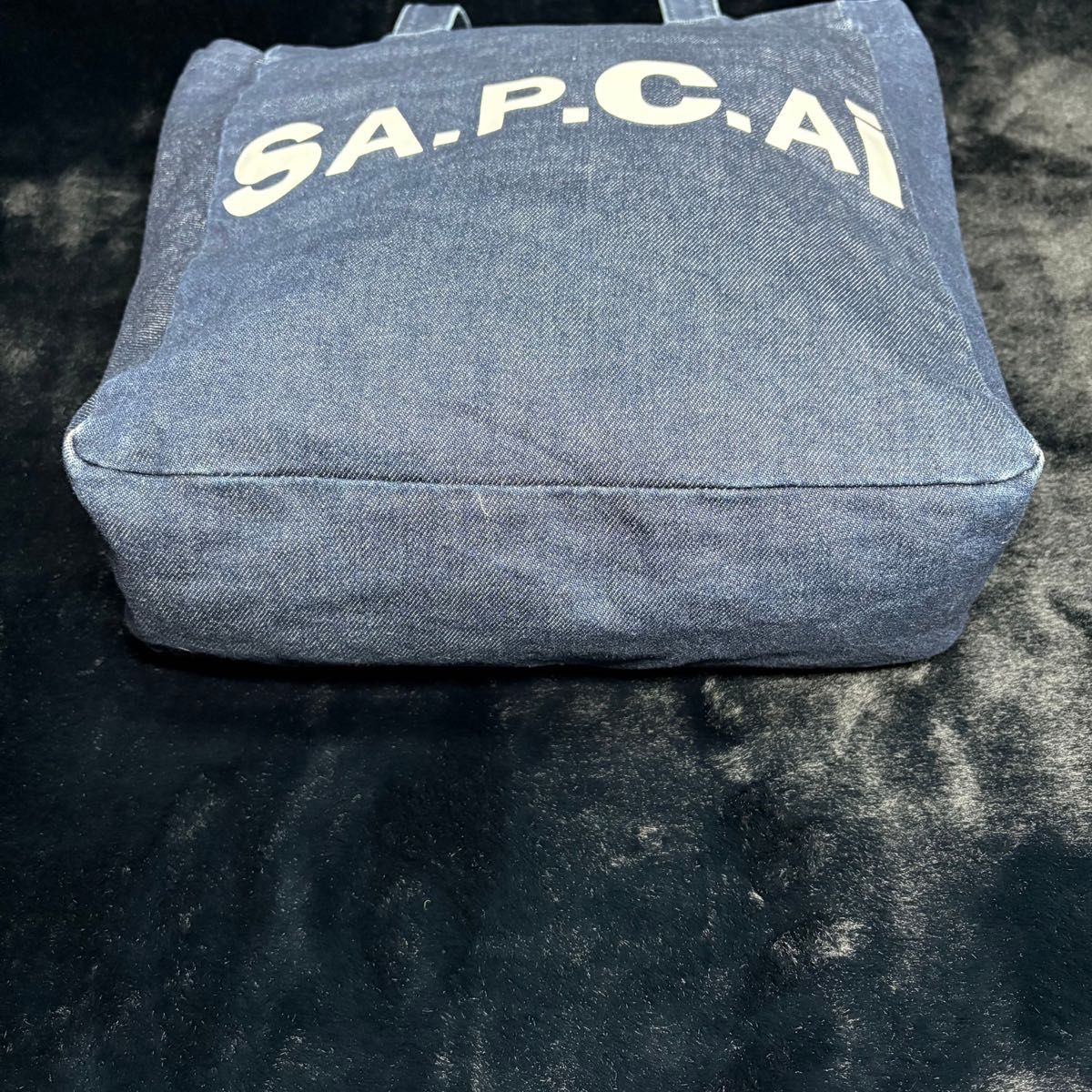 sacai × A P C リバーシブルトートバッグ デニム/ナイロン sacai × A P C リバーシブルトートバッグ デニム/ナイロン