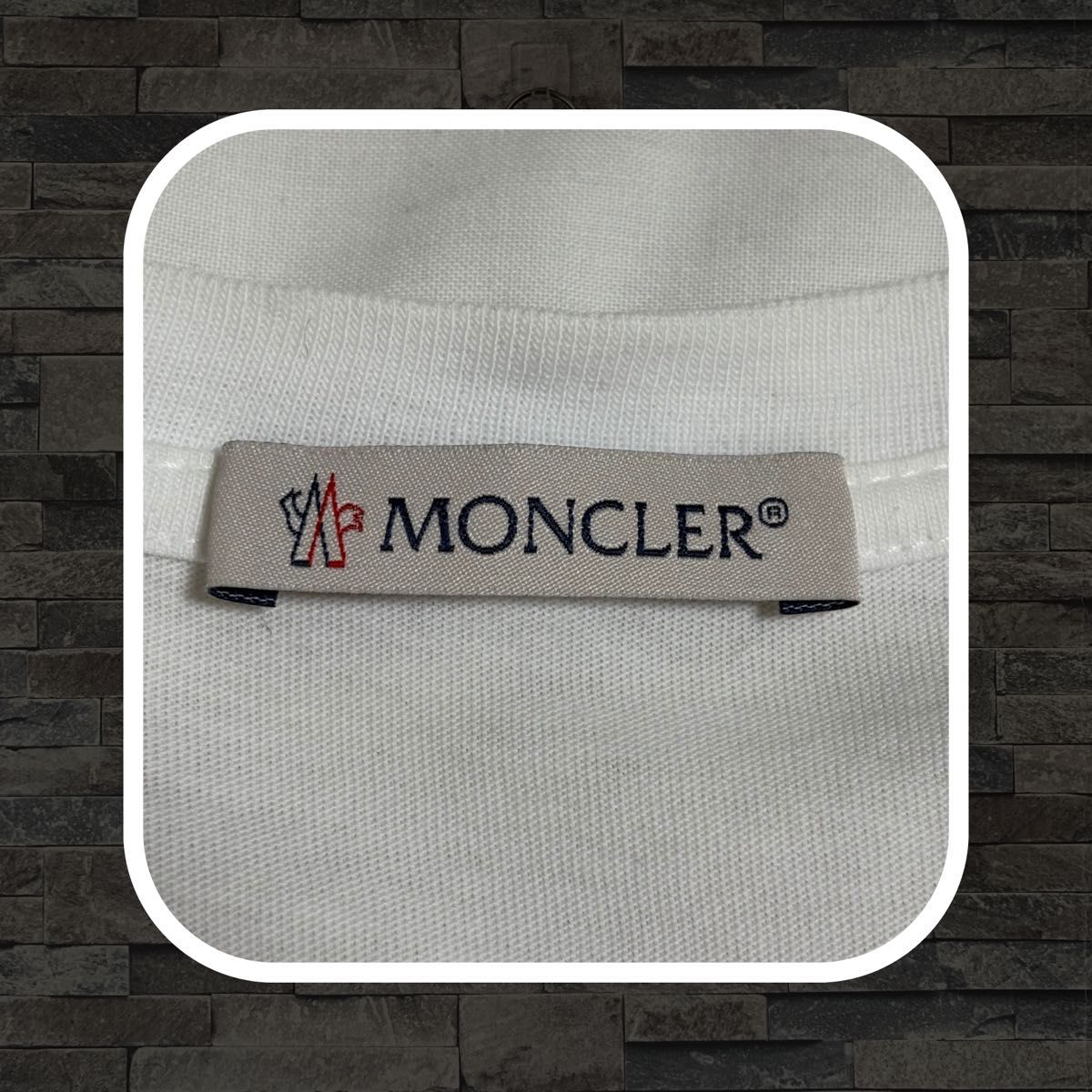 MONCLER ワンポイントロゴ S/S T WHT/M 半袖Tシャツ Tシャツ MONCLER ワンポイントロゴ S/S T WHT/M 半袖Tシャツ Tシャツ