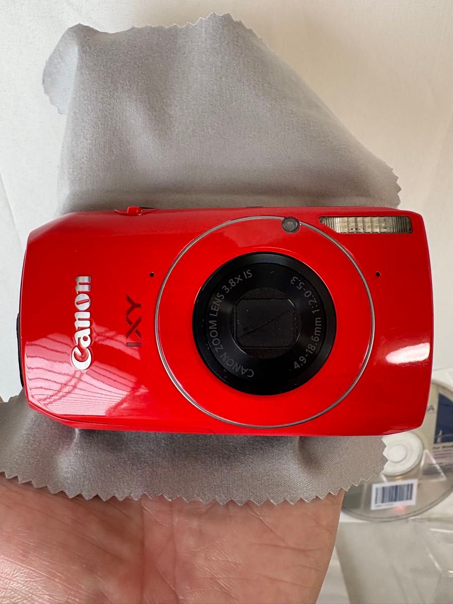 Canon デジタルカメラ IXY 30S レッド 箱 取説 充電器あります Canon デジタルカメラ IXY 30S レッド 箱 取説 充電器あります