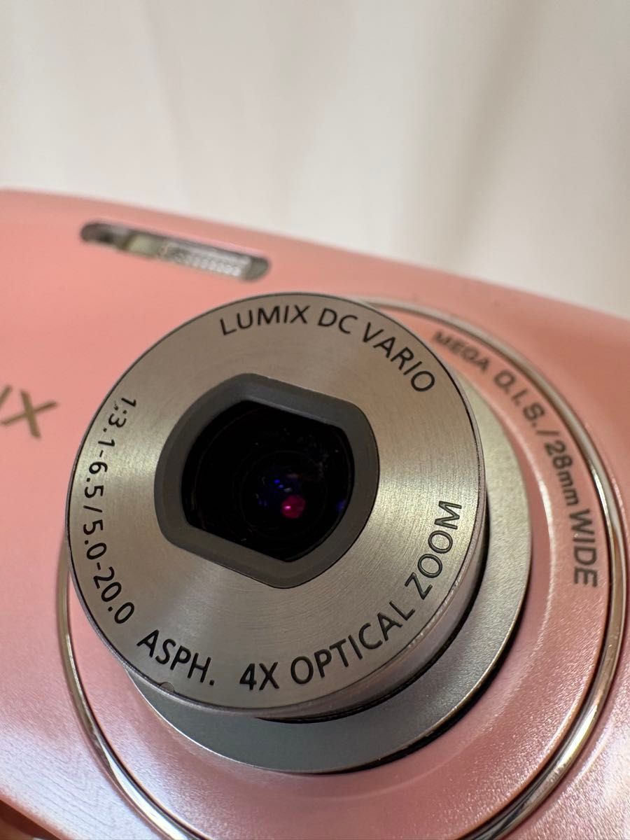 Panasonic LUMIX デジタルカメラ DMC- S1 ピンク 箱 取説 充電器 Panasonic LUMIX デジタルカメラ DMC- S1 ピンク 箱 取説 充電器