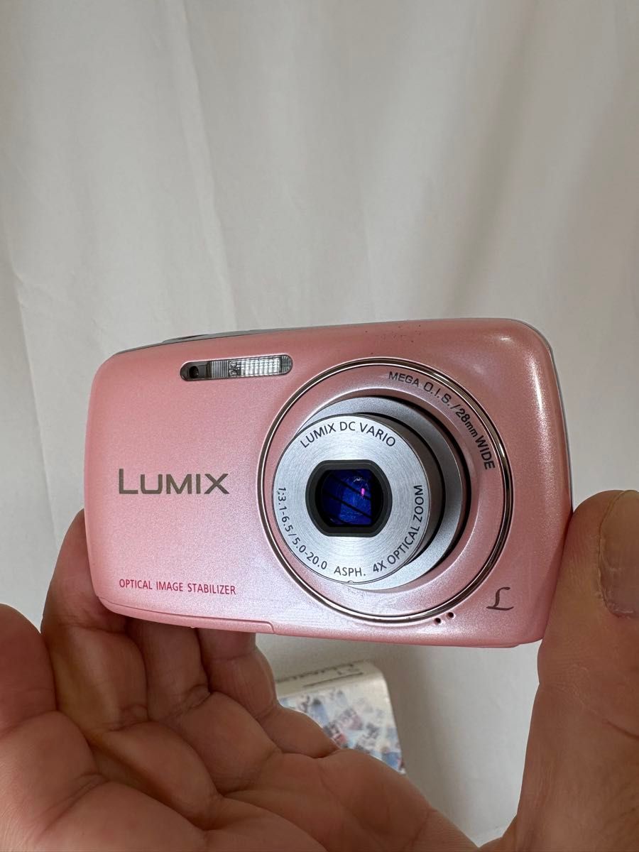 Panasonic LUMIX デジタルカメラ DMC- S1 ピンク 箱 取説 充電器 Panasonic LUMIX デジタルカメラ DMC- S1 ピンク 箱 取説 充電器