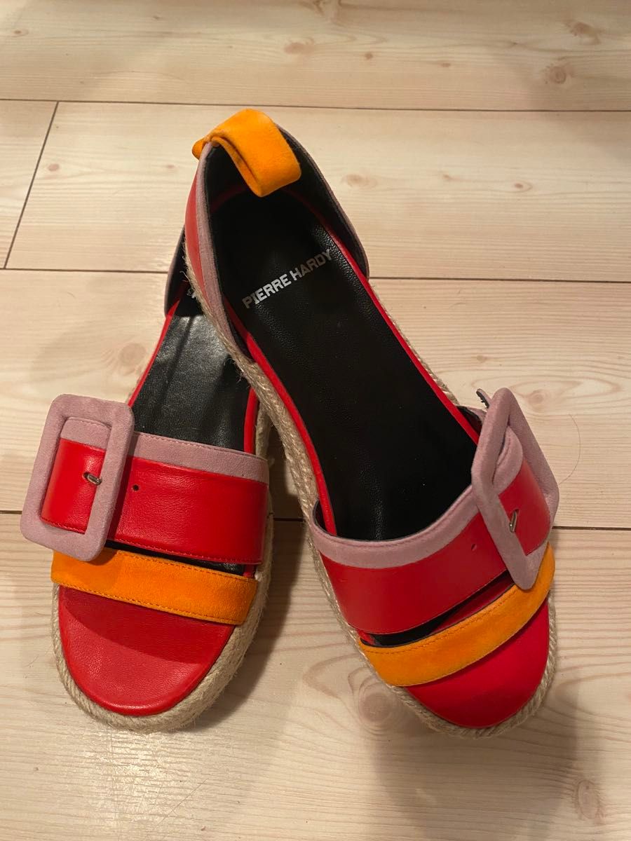 未使用 ピエールアルディ PIERRE HARDY エスパドリーユ サンダル 未使用 ピエールアルディ PIERRE HARDY エスパドリーユ サンダル