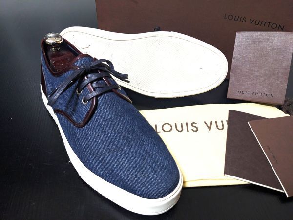 試し履き程度 ヴィトン 7 LOUIS VUITTON ♯FD0174 デニム コンビ 試し履き程度 ヴィトン 7 LOUIS VUITTON ♯FD0174 デニム コンビ