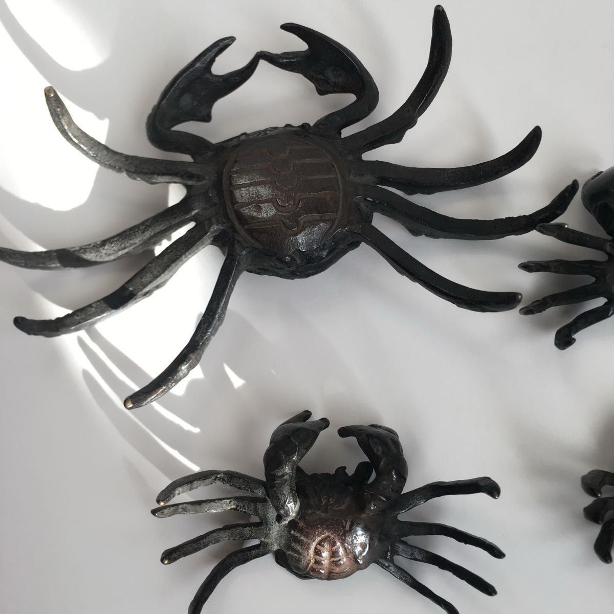 カニ 古銅 置物 盆景 盆栽 花留 ブロンズ彫刻 オブジェ 骨董品 カニ 古銅 置物 盆景 盆栽 花留 ブロンズ彫刻 オブジェ 骨董品