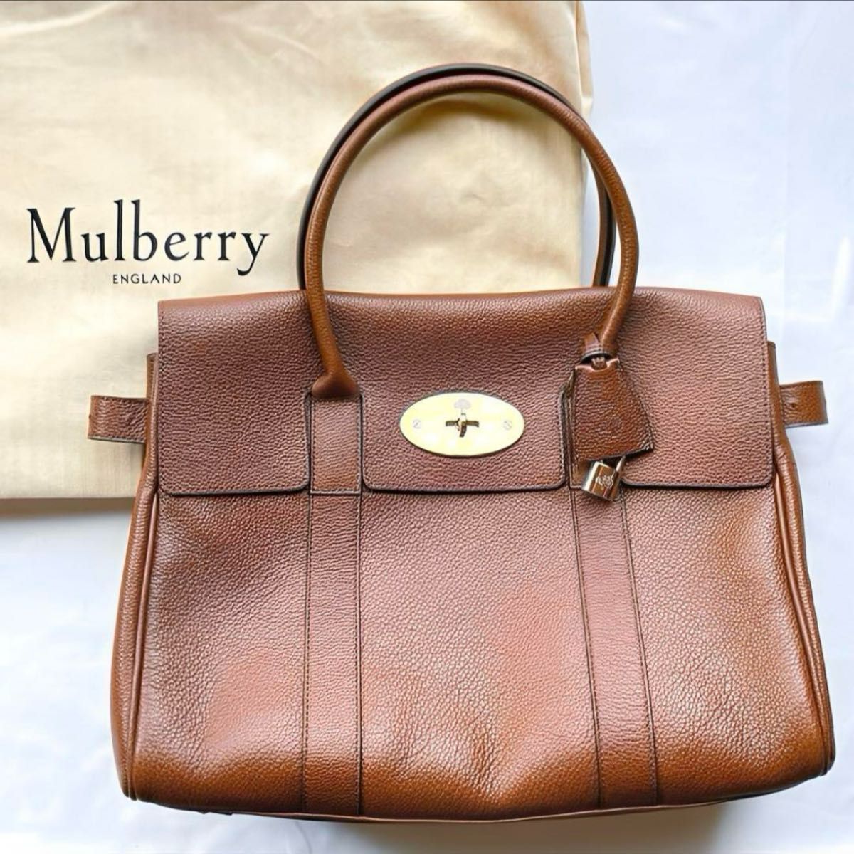 美品】mulberry マルベリー ベイズウォーター トートバッグ 美品】mulberry マルベリー ベイズウォーター トートバッグ
