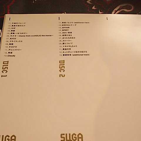 スガシカオ ALL 2枚組CD BEST SINGLES 人気が高い SINGLES