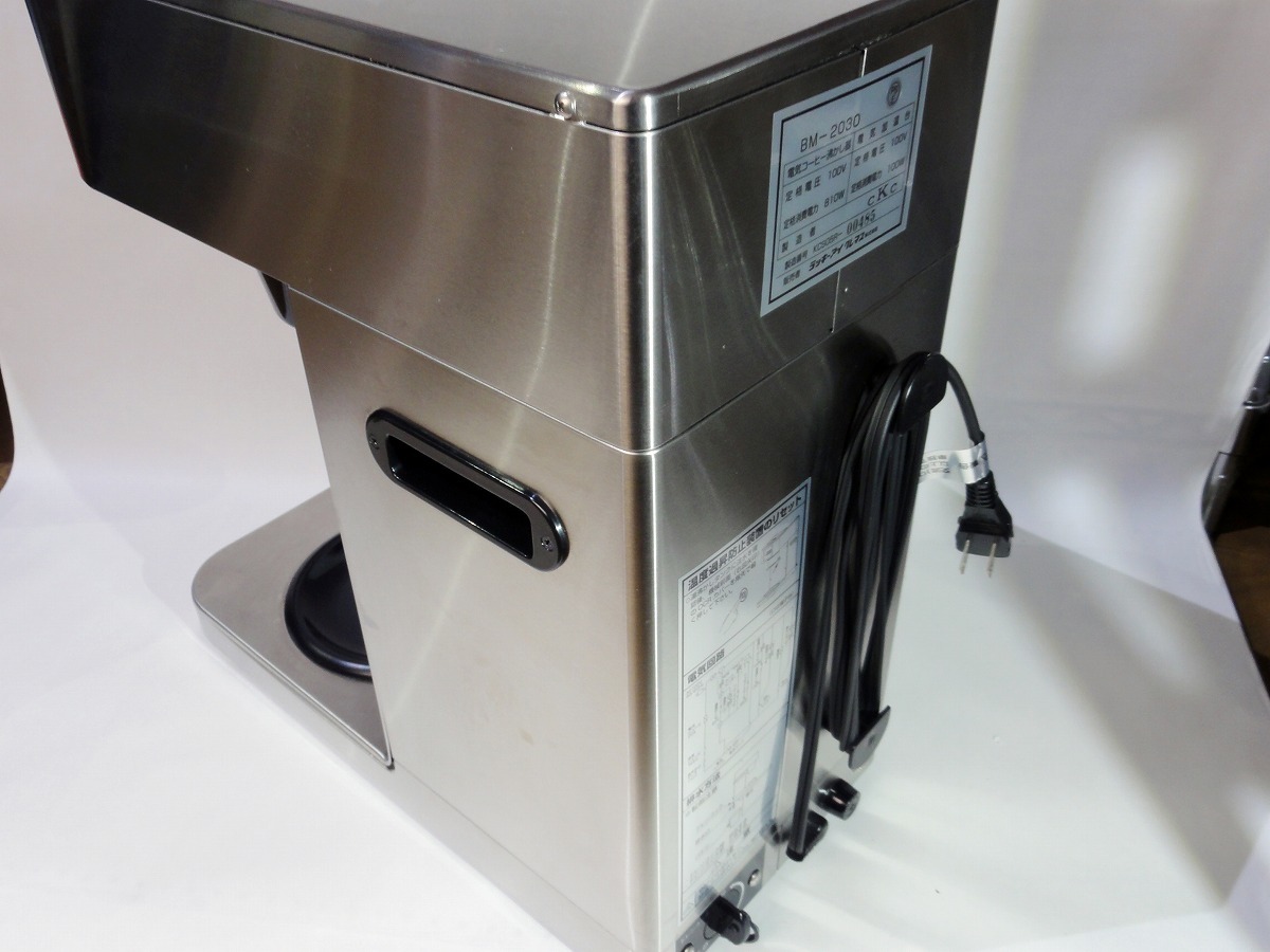 TTOWN リサイクル美品 電気コーヒー沸かし器 デカンタブルーワー BM-2030_画像2