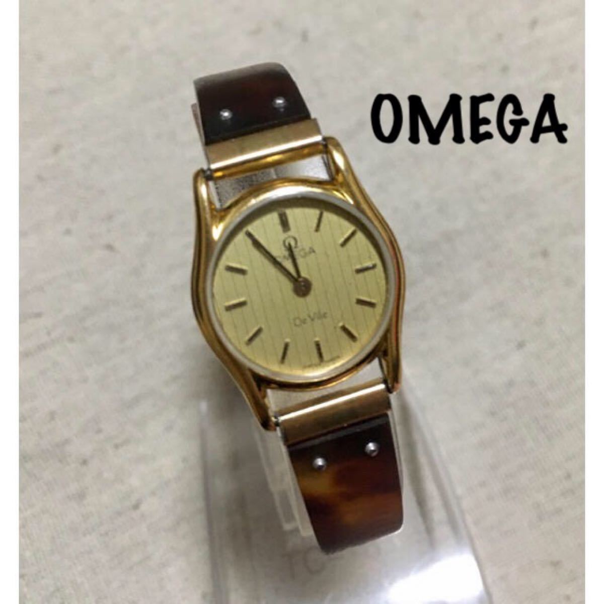オメガ デビル クォーツ ブレスレットベルト 腕時計、アクセサリー レディース腕時計
