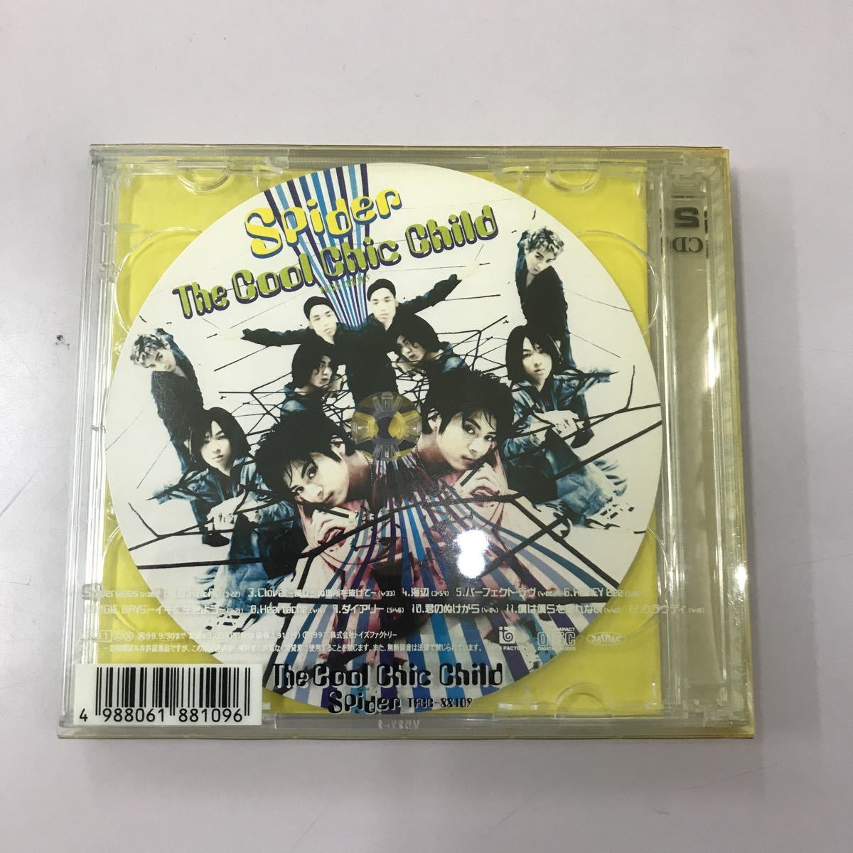 CD 中古☆【邦楽】THE COOLCHIC CHILD spider_画像2