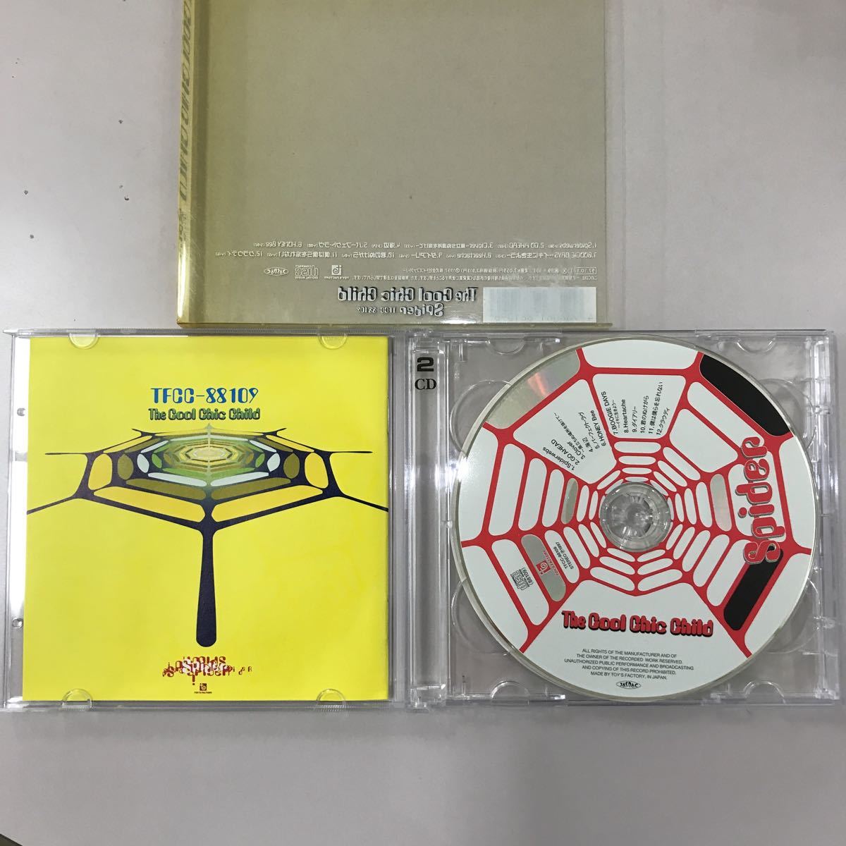 CD 中古☆【邦楽】THE COOLCHIC CHILD spider_画像3