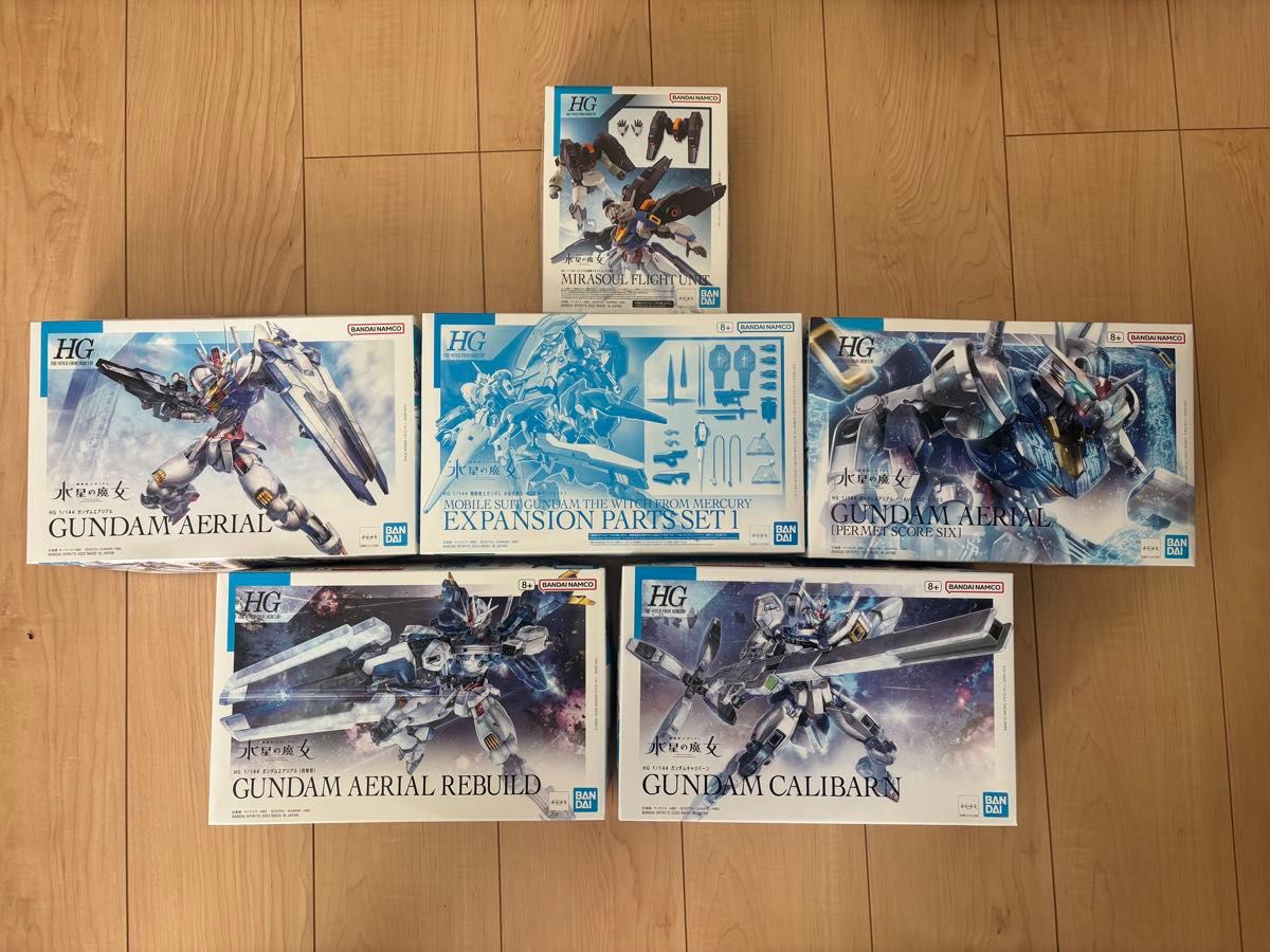 未使用 6体セット HG 1/144 機動戦士ガンダム 水星の魔女 MS 未使用 6体セット HG 1/144 機動戦士ガンダム 水星の魔女 MS