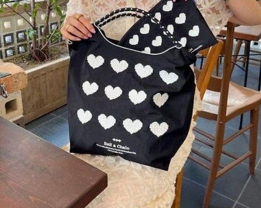 新品未開封】Ball&ChainエコバッグKOBE limited HEART(神戸限定 新品未開封】Ball&ChainエコバッグKOBE limited HEART(神戸限定