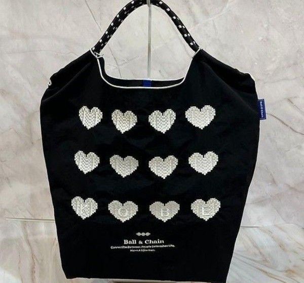 新品未開封】Ball&ChainエコバッグKOBE limited HEART(神戸限定 新品未開封】Ball&ChainエコバッグKOBE limited HEART(神戸限定