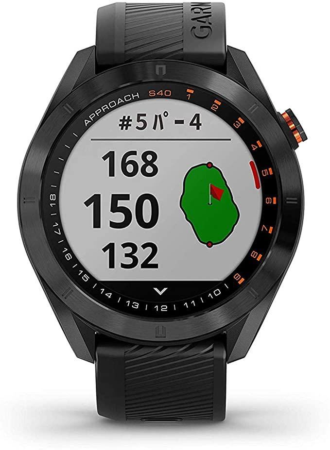 新品★送料無料★GARMIN(ガーミン) ゴルフナビ GPS Approach S40 ゴルフウォッチ GPSゴルフナビ ブラック_画像1