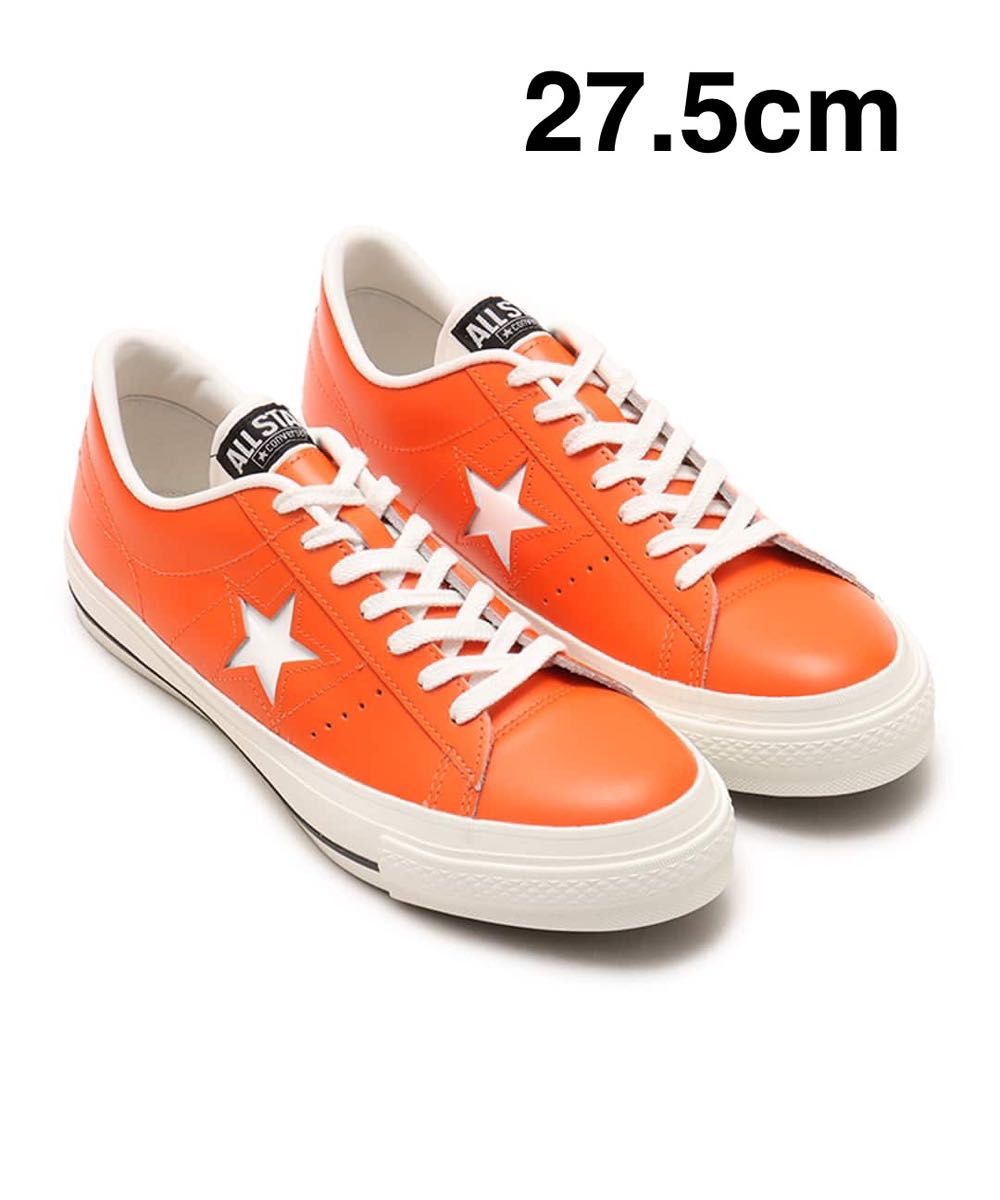 新品 未使用 CONVERSE ONE STAR J SUEDE 27 5cm オレンジ 新品 未使用 CONVERSE ONE STAR J SUEDE 27 5cm オレンジ