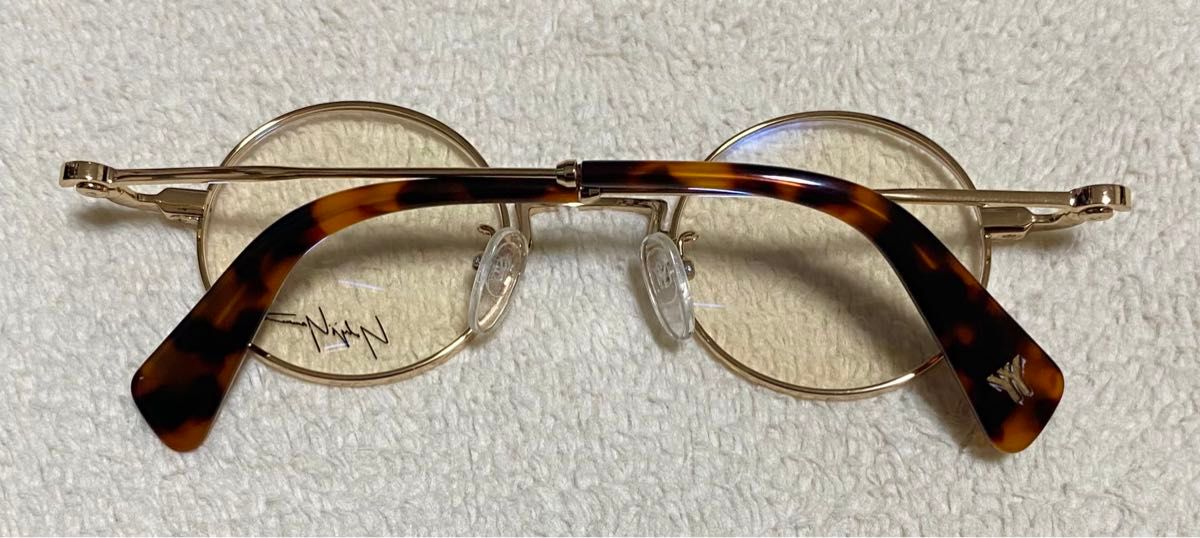 新品未使用 Yohji Yamamoto ヨウジ ヤマモト 眼鏡 丸型 べっ甲 新品未使用 Yohji Yamamoto ヨウジ ヤマモト 眼鏡 丸型 べっ甲