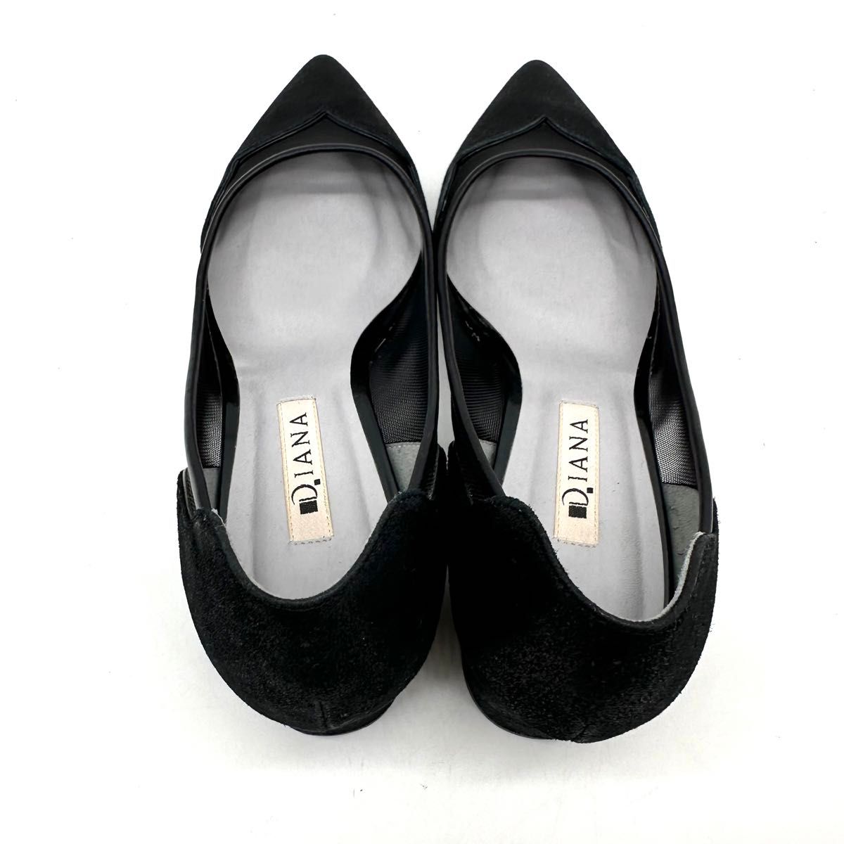 美品〉DIANA ダイアナ【23cm】メッシュ ポインテッドトゥ 美品〉DIANA ダイアナ【23cm】メッシュ ポインテッドトゥ