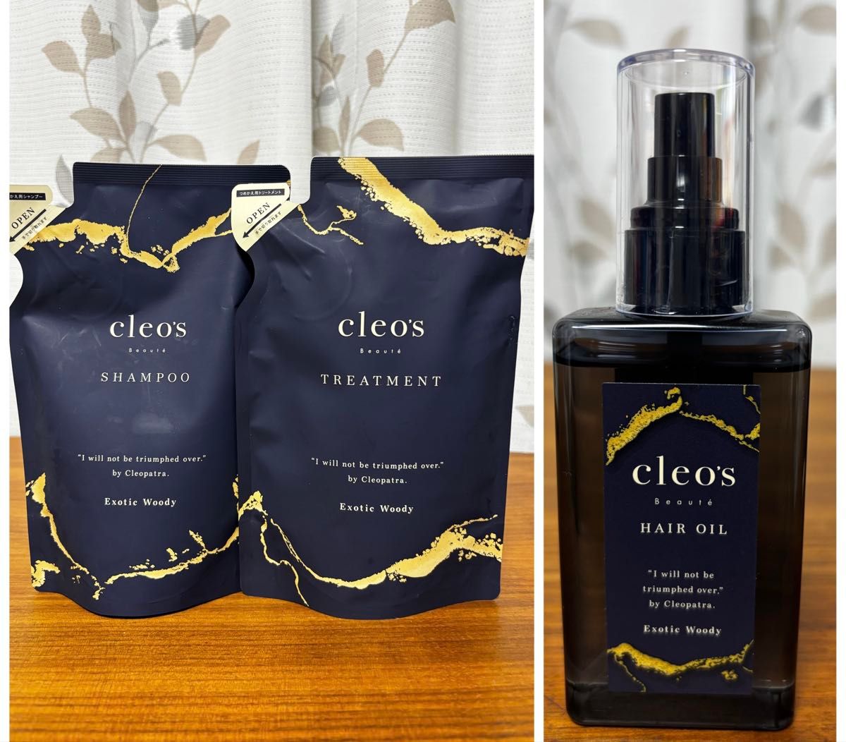 cleo's シャンプー&トリートメント(詰め替えセット)・ヘアオイル cleo's シャンプー&トリートメント(詰め替えセット)・ヘアオイル
