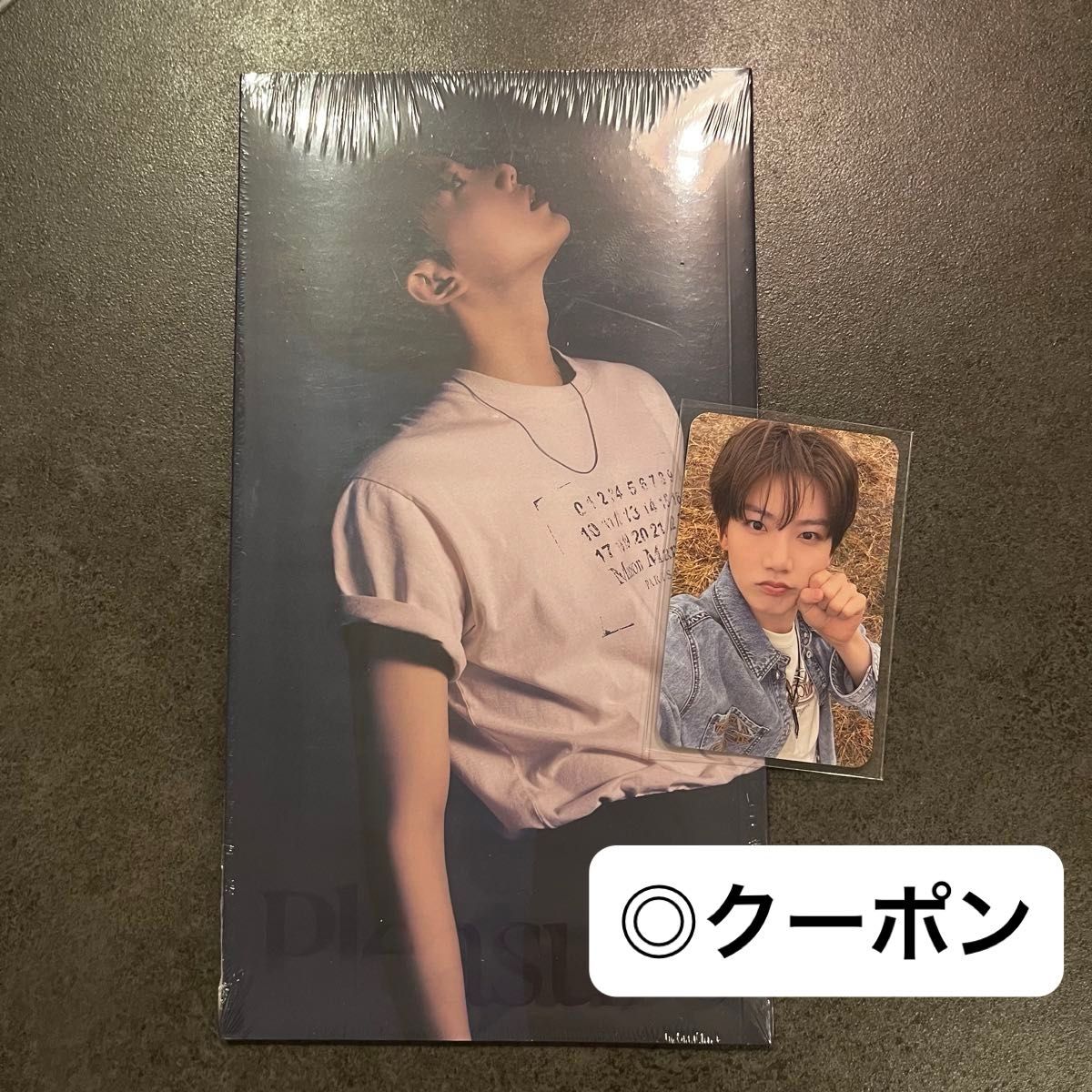 TREASURE ジュンギュ pleasure ミニアルバム blue ver 特典 TREASURE ジュンギュ pleasure ミニアルバム blue ver 特典